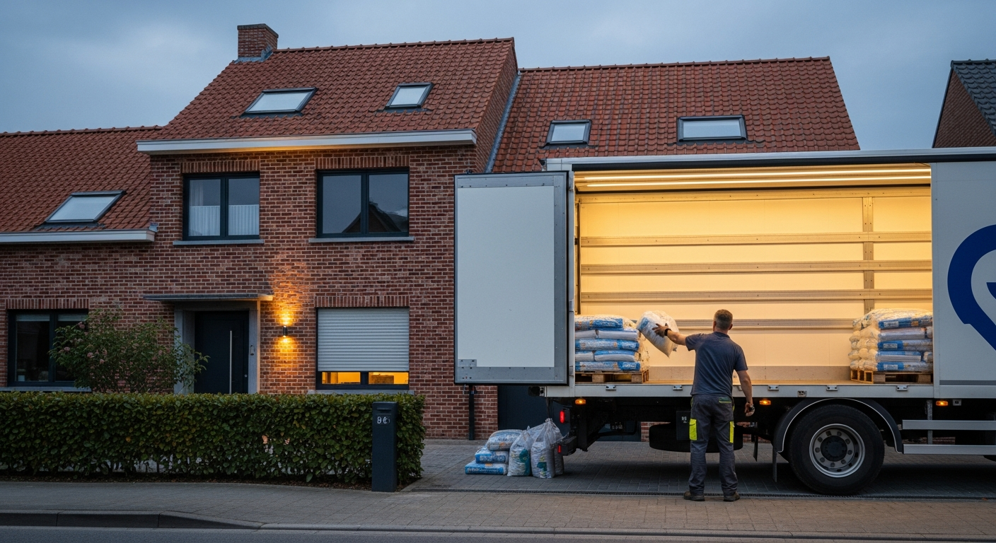 Comparaison prix pellets entre différentes régions de Belgique